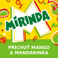 Mirinda příchuť mango a mandarinka